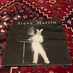 Vintage Steve Martin vinyl and photo